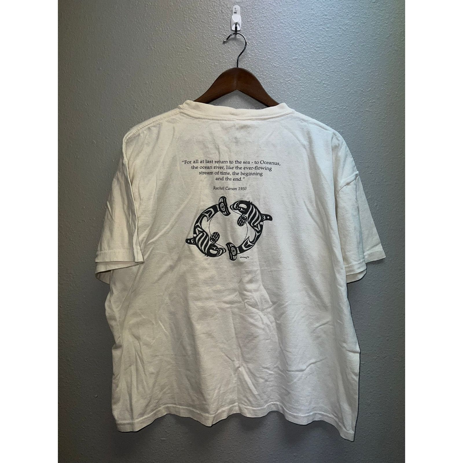 Vintage Vintage Whale Shirt Society Conservation Biology Graphic XL Size US XL / EU 56 / 4 - 6 Thumbnail