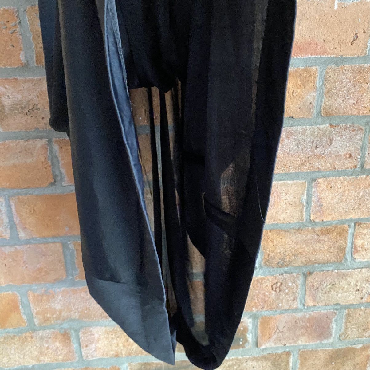 Yohji Yamamoto IWISH Black Collared Midi Shirt Dress Size S / US 4 / IT 40 - 12 Thumbnail