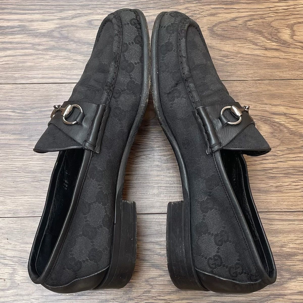 Gucci Gucci Monogram Horsebit Loafer Size US 10.5 / EU 43-44 - 3 Thumbnail