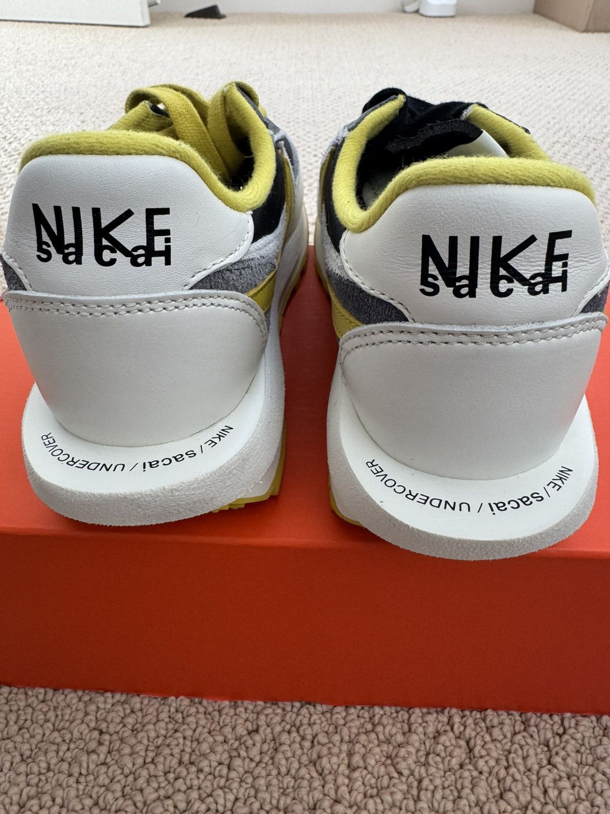 Nike × Sacai × Undercover Nike Sacai LDWaffle Undercover ‘Bright Citron” size 8.5 Size US 8.5 / EU 41-42 - 4 Thumbnail