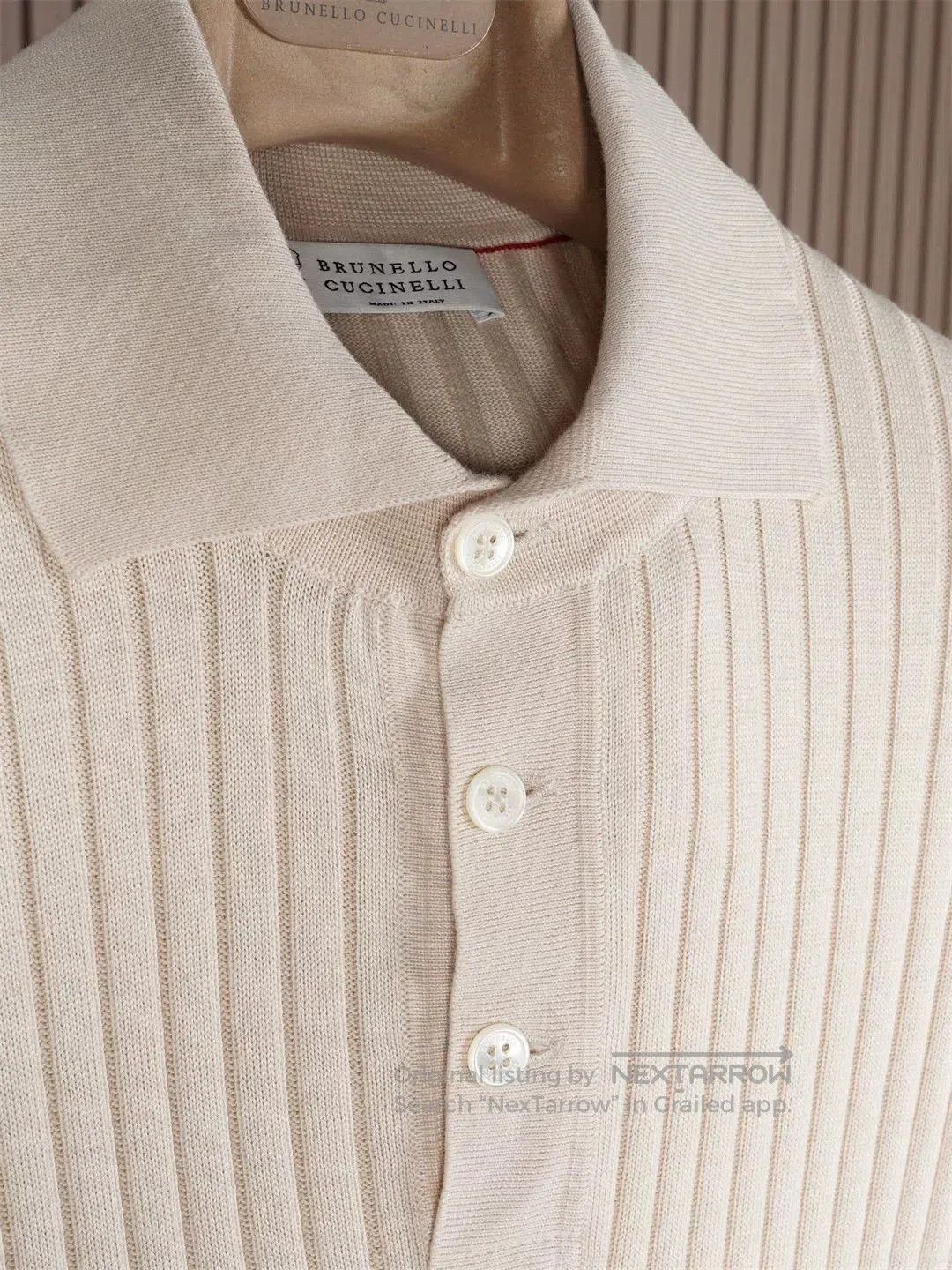 Brunello Cucinelli Brunello Cucinelli Cotton Knit Polo. Size US L / EU 52-54 / 3 - 3 Thumbnail