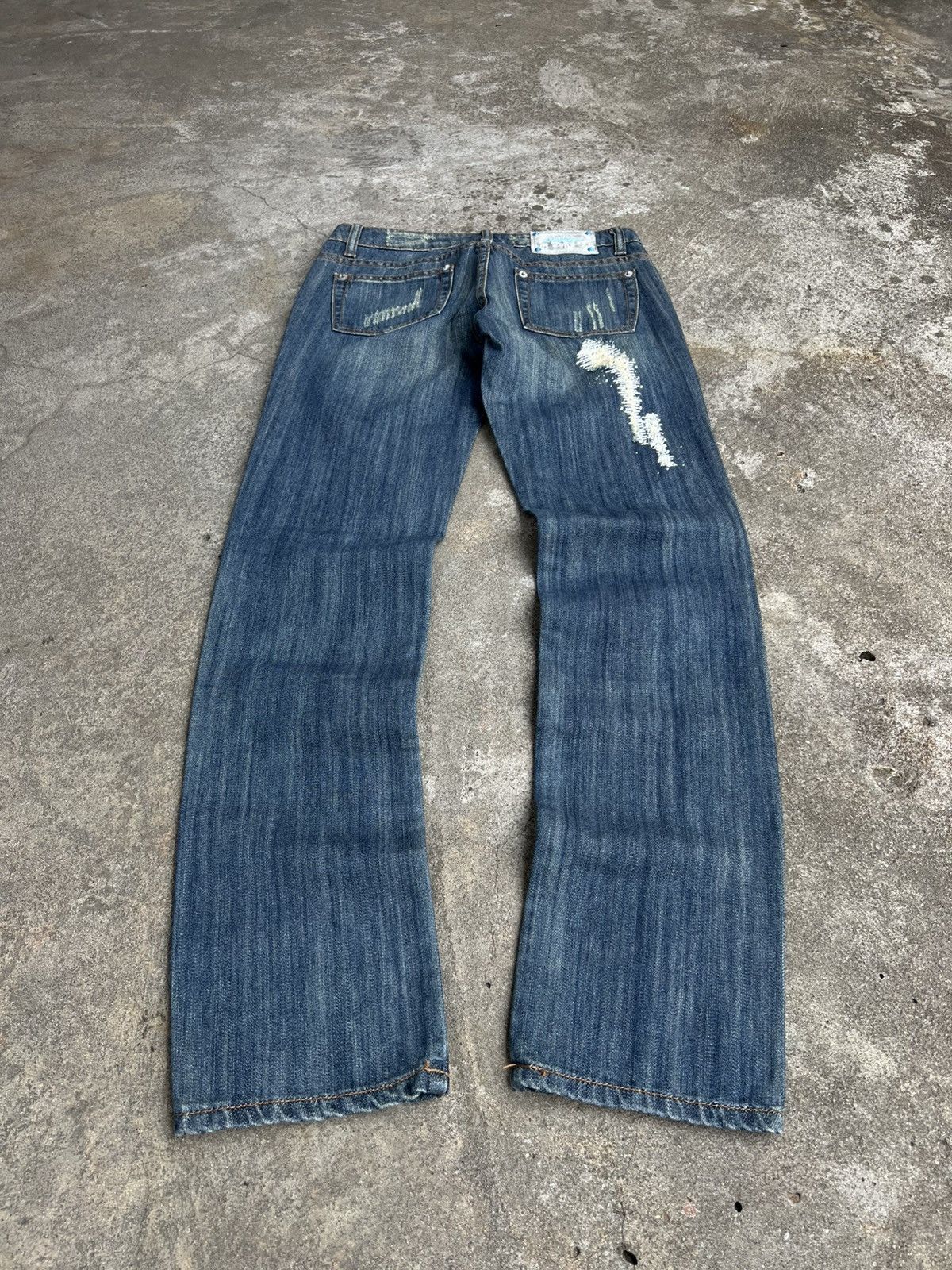 Hysteric Glamour × If Six Was Nine × Le Grande Bleu (L.G.B.) CRAZY VINTAGE FLARED jeans if six was nine style Size US 29 - 8 Thumbnail