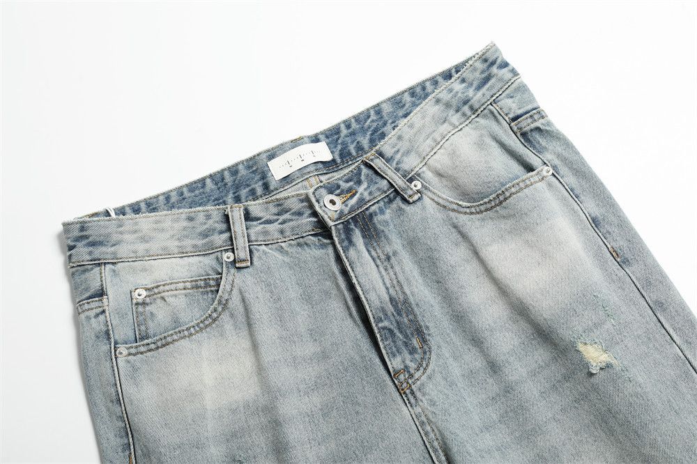 Japanese Brand × Jean American retro ripped washed flared jeans y2k Size US 32 / EU 48 - 4 Thumbnail