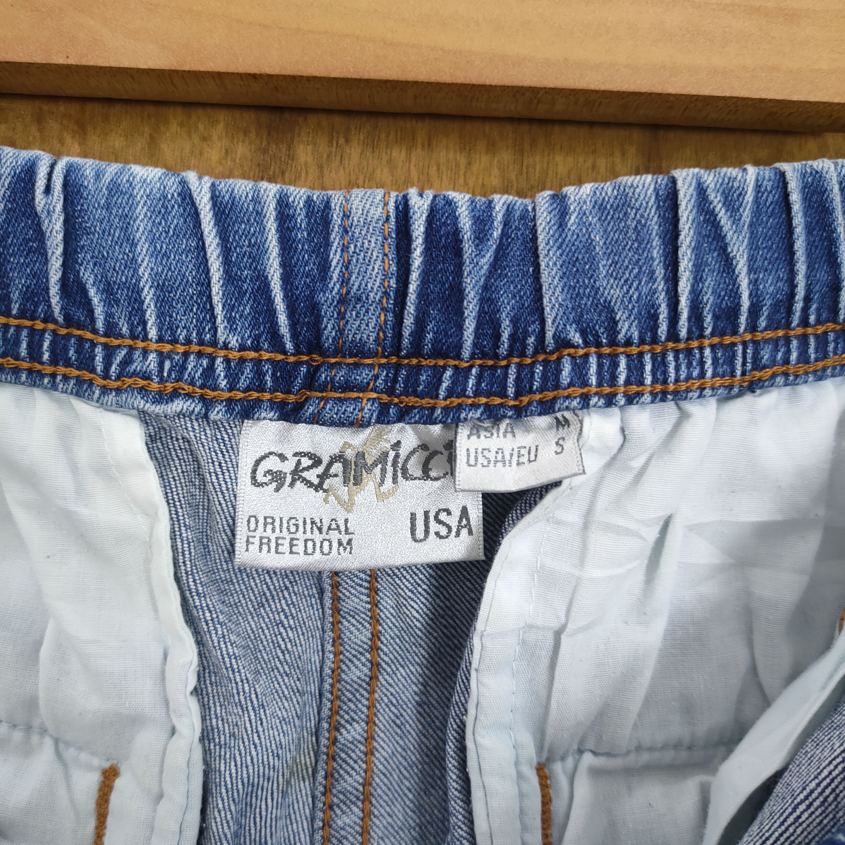 Gramicci GRAMICCI DISTRESSED JEAN SKINNY PANTS Size US 29 - 13 Thumbnail