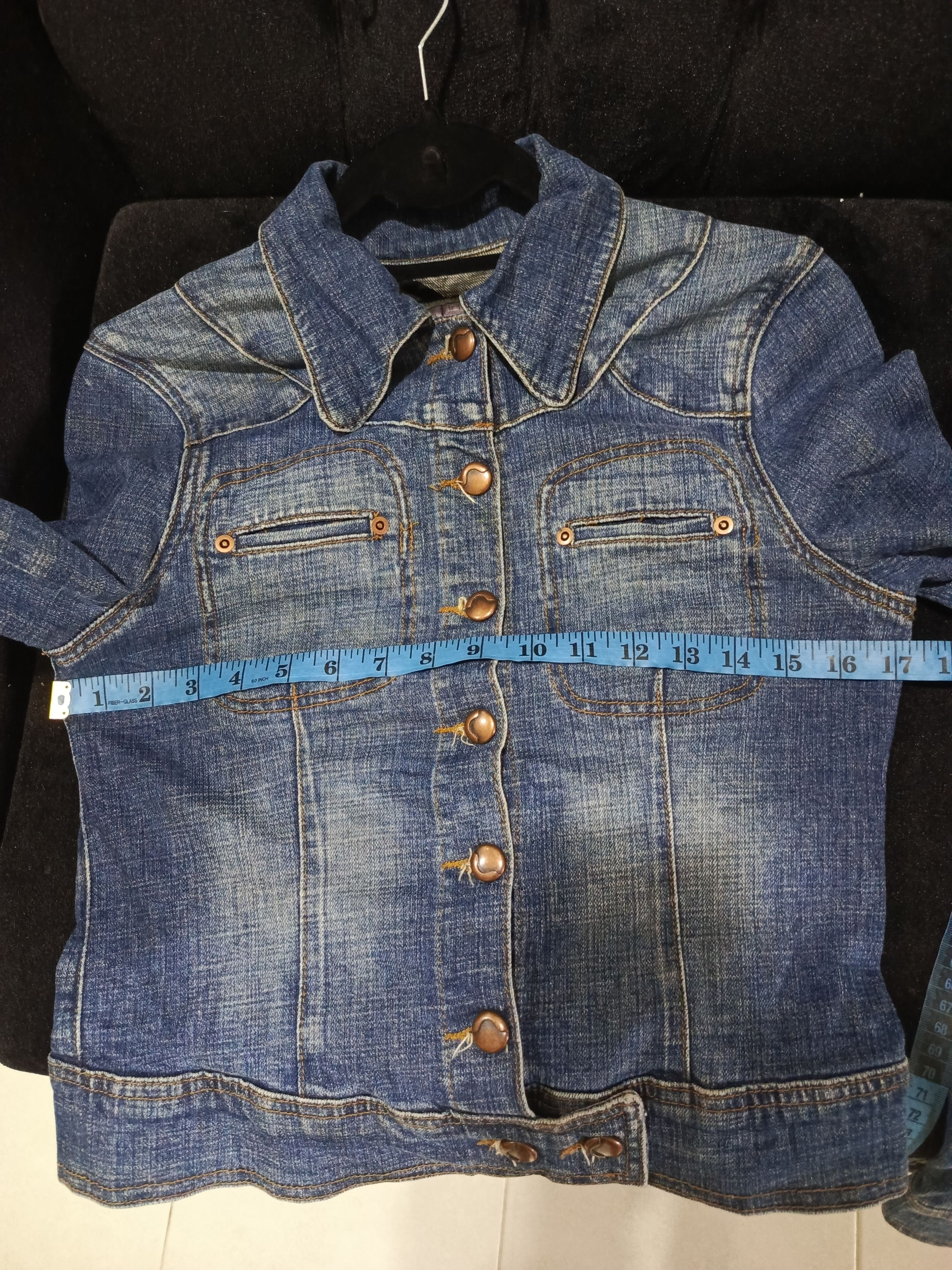 Joe's Joe's Jeans dark blue, short-length denim jacket Size S / US 4 / IT 40 - 14 Thumbnail