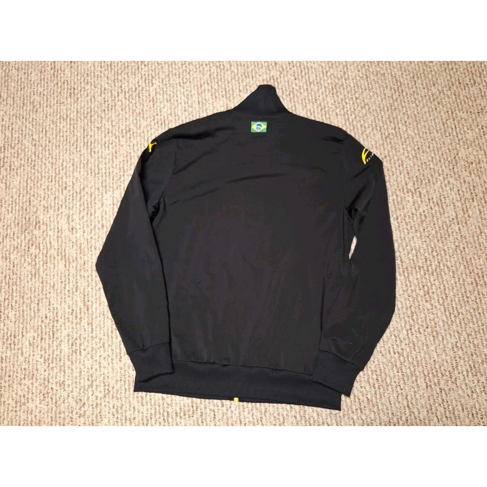 Puma PUMA Ferrari Sports Car Felipe Massa Brazil Zip Track Jacket M Men's Black 100% Polyester Sports Track Jacket Cars Zip Size US M / EU 48-50 / 2 - 3 Thumbnail