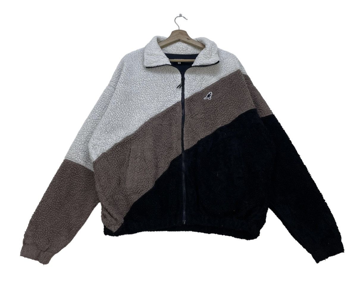 Japanese Brand Rare Kangol Deep Pile Three Layer Zipper Jacket Size US XL / EU 56 / 4 - 1 Thumbnail