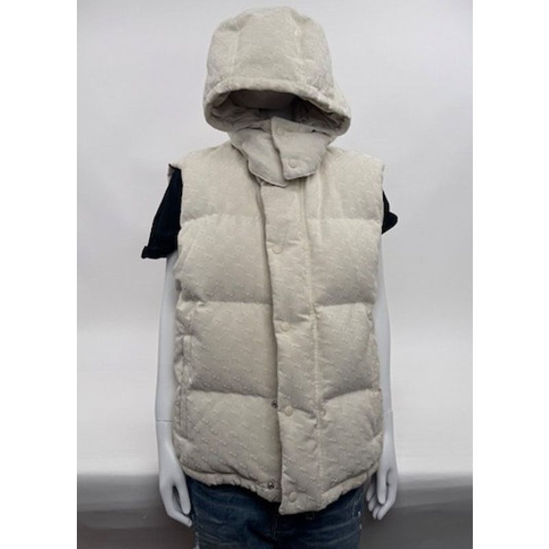 Gucci Gucci White Full Zip Puffer Hooded Vest Jacket Size 50 Size XL / US 12-14 / IT 48-50 - 3 Thumbnail