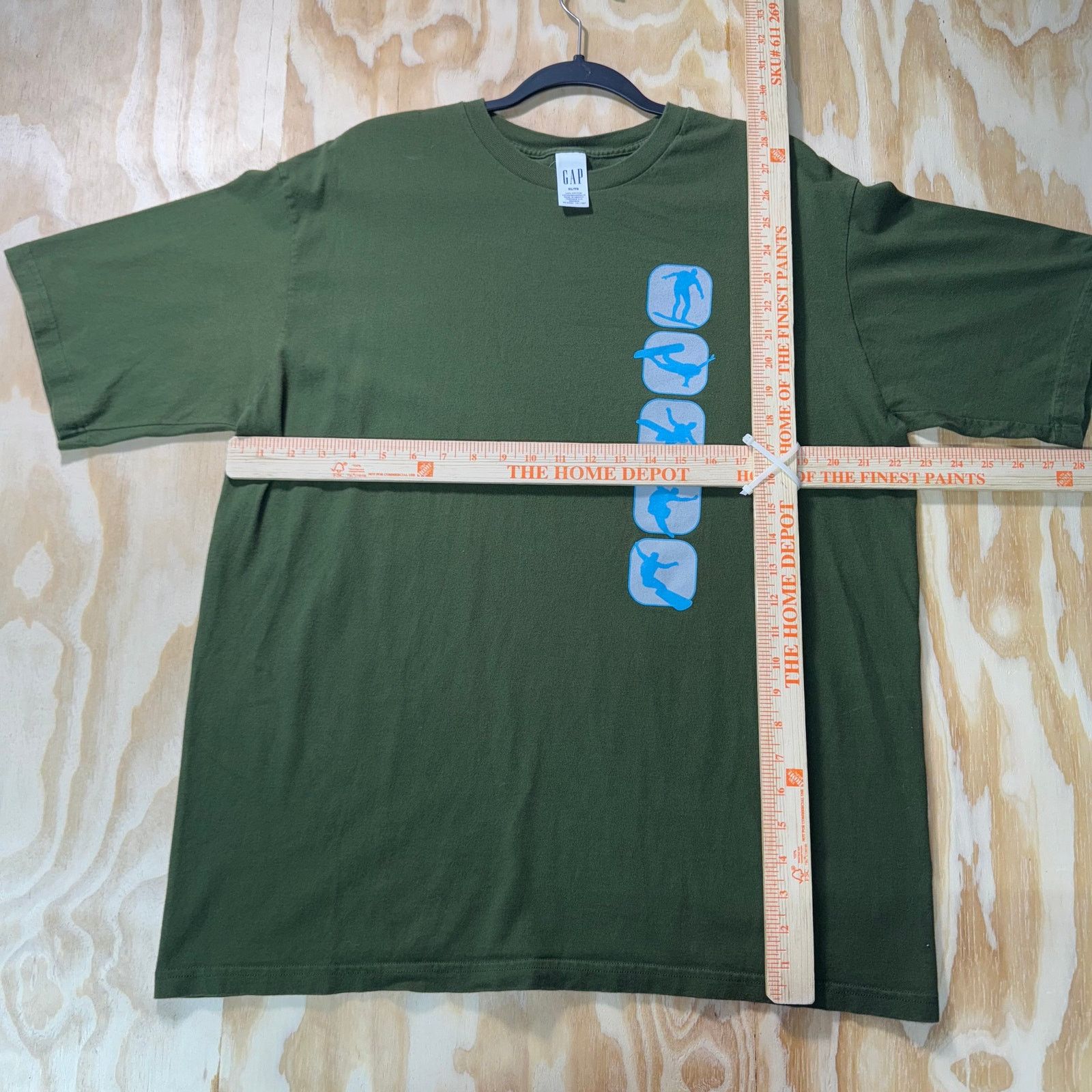 Gap Vintage Y2K gap essential skate surf snowboard 2000s t-shirt Size US XL / EU 56 / 4 - 4 Thumbnail