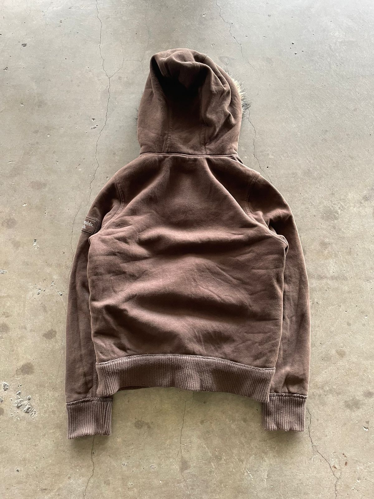 Abercrombie & Fitch Y2k Abercrombie & Fitch Fur Hoodie Brown Size US XL / EU 56 / 4 - 4 Thumbnail