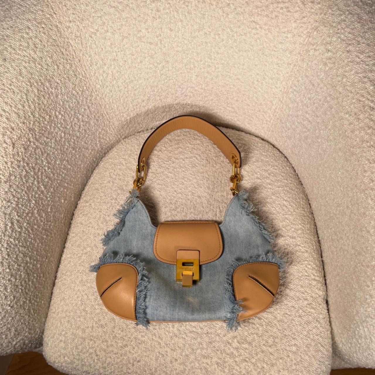 Michael Kors Michael Kors Bancroft Denim Shoulder Bag Size ONE SIZE - 4 Thumbnail