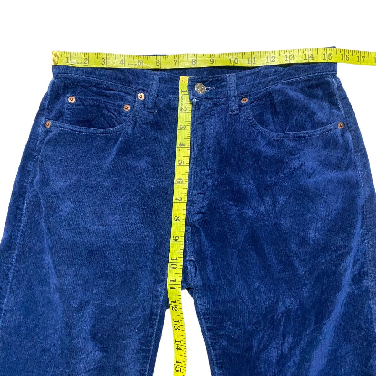 Blue Blue Japan Vintage OKURA Corduroy Pants Size US 31 - 16 Thumbnail