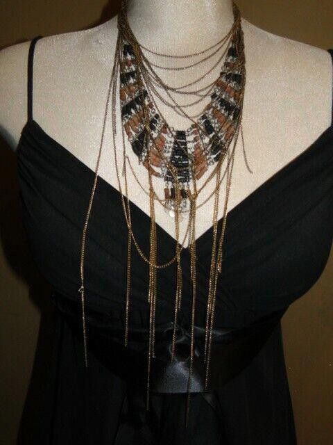 Designer The Risen Mummy Necklace Egyptian Bib Alberto Juan Size ONE SIZE - 1 Thumbnail