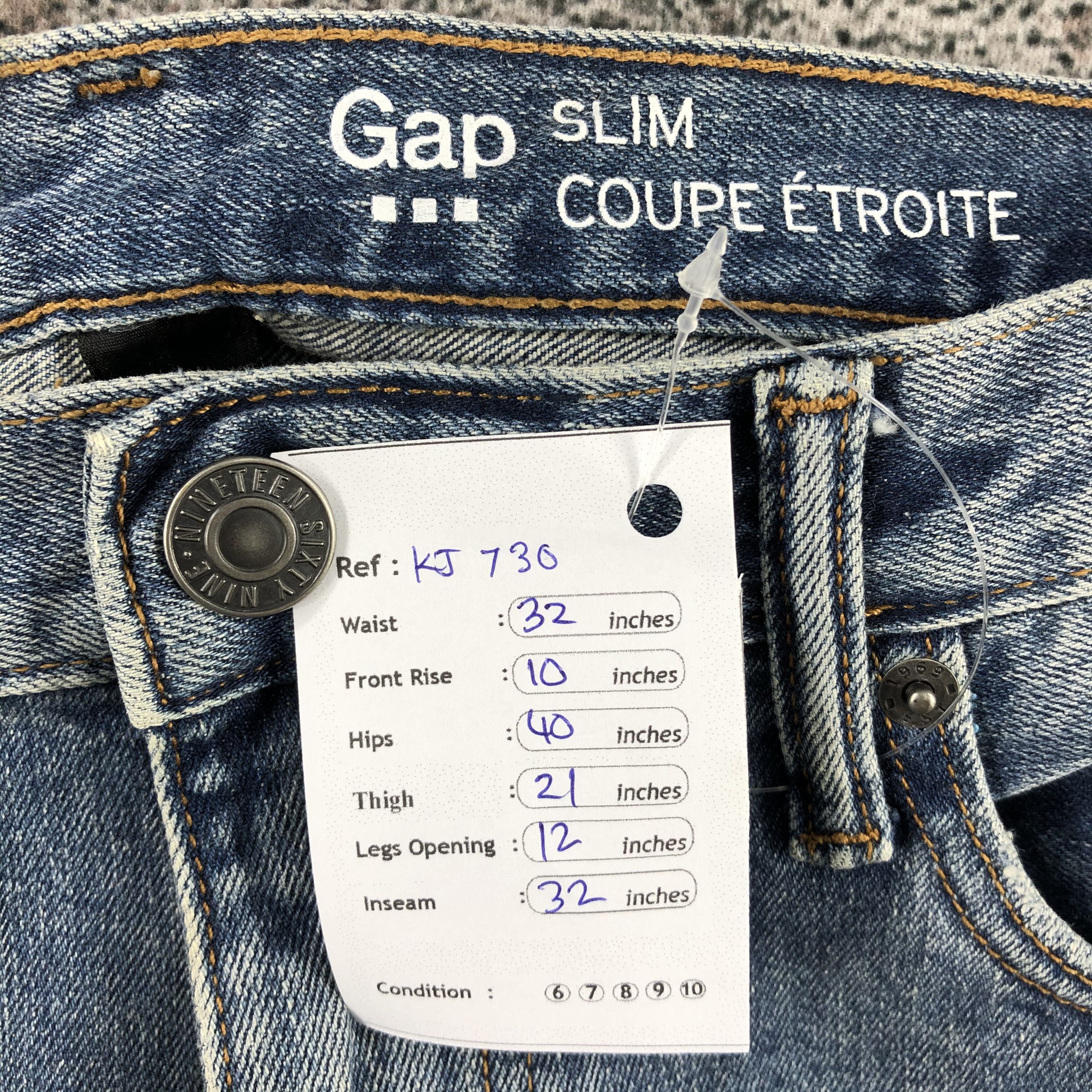 Gap Gap Jeans Distressed Denim KJ730 Size US 32 / EU 48 - 13 Thumbnail