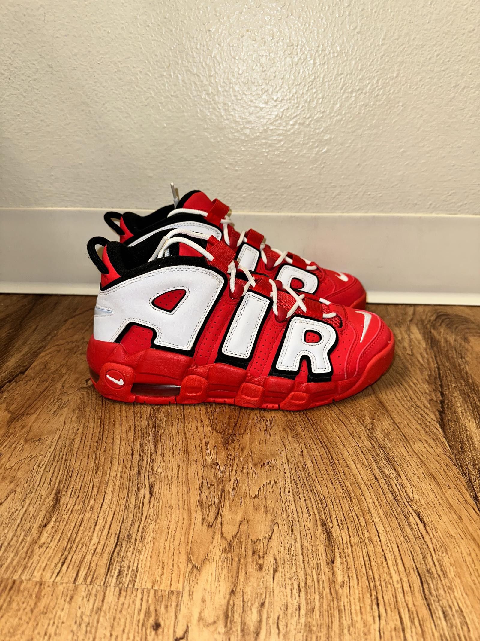 Nike Air More Uptempo University Red Black White (GS)