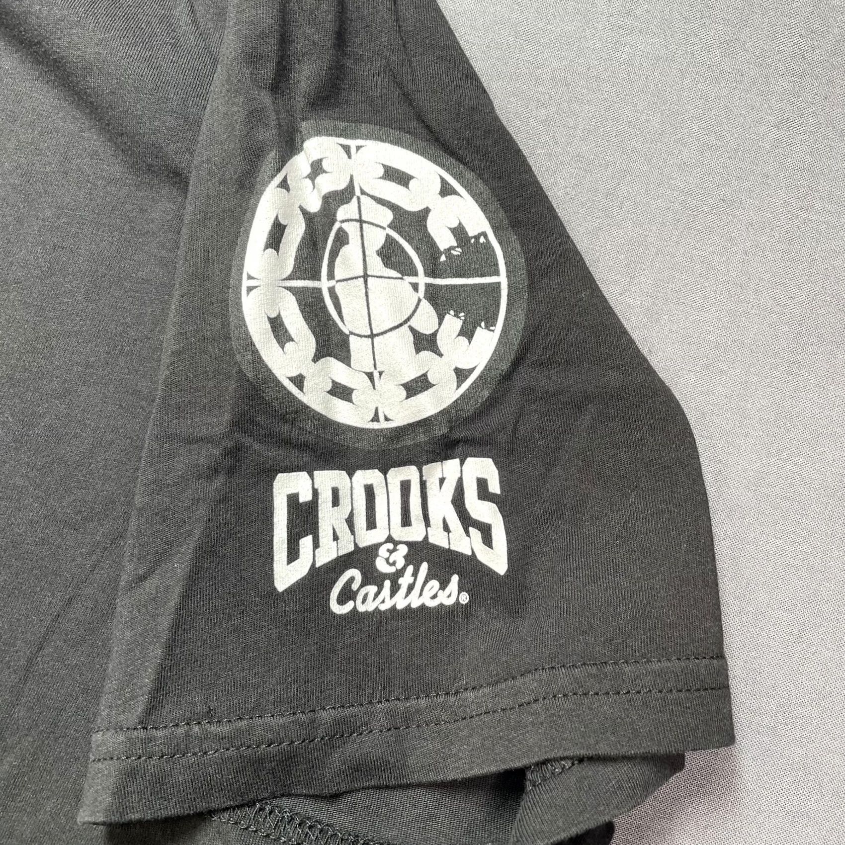 Crooks & Castles Public Enemy Crooks & Castles Shirt Mens 2XL Black Logo Hip Hop Graphic Tee Size US XXL / EU 58 / 5 - 4 Thumbnail