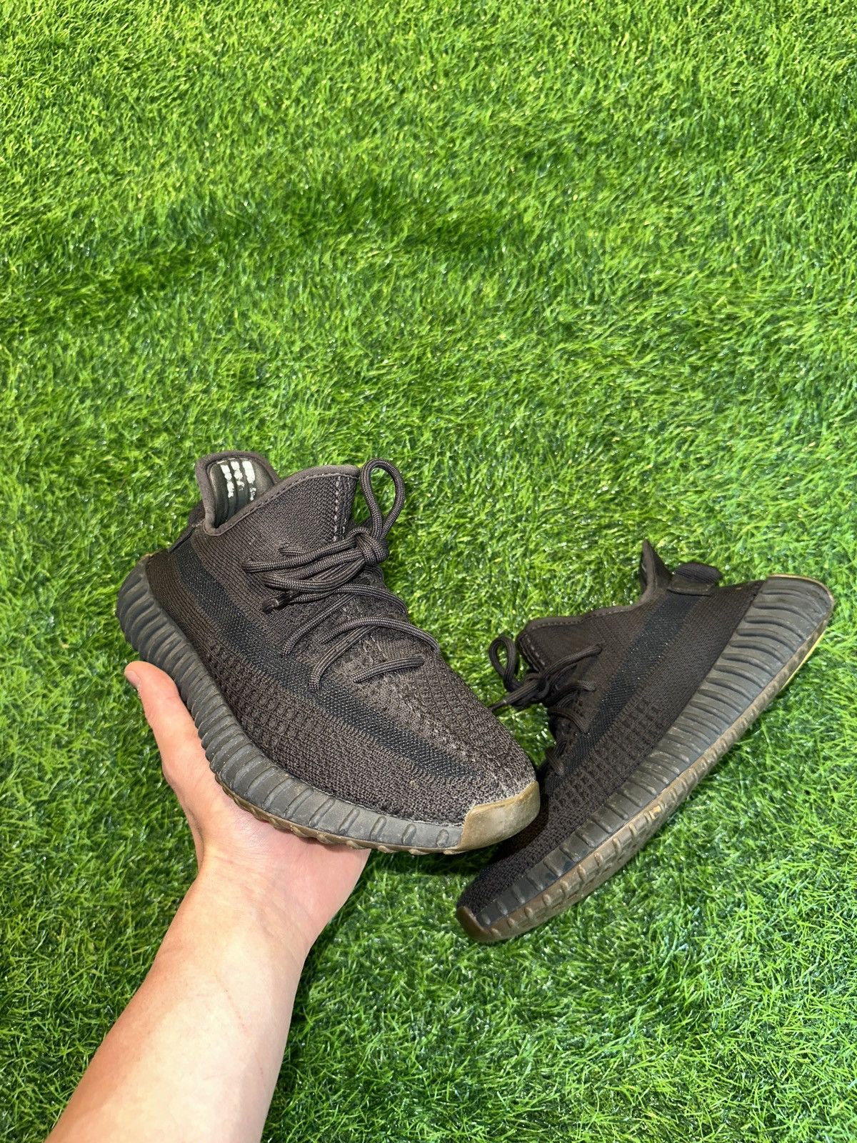 Yeezy Adidas yeezy kanye west 350 v2 black non reflective size 8 Size US 8 / EU 41 - 1 Thumbnail