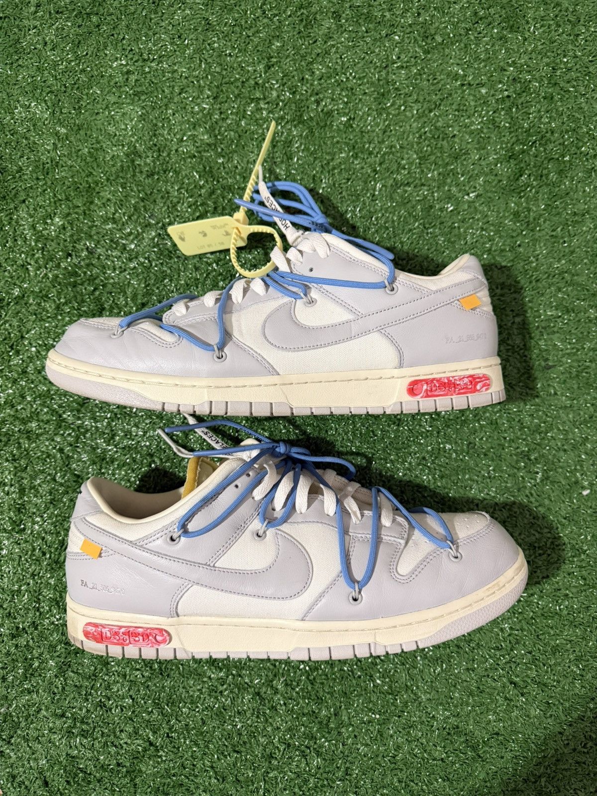 Nike Nike Dunk Low “Off-white Lot 5” Size US 13 / EU 46 - 1 Thumbnail