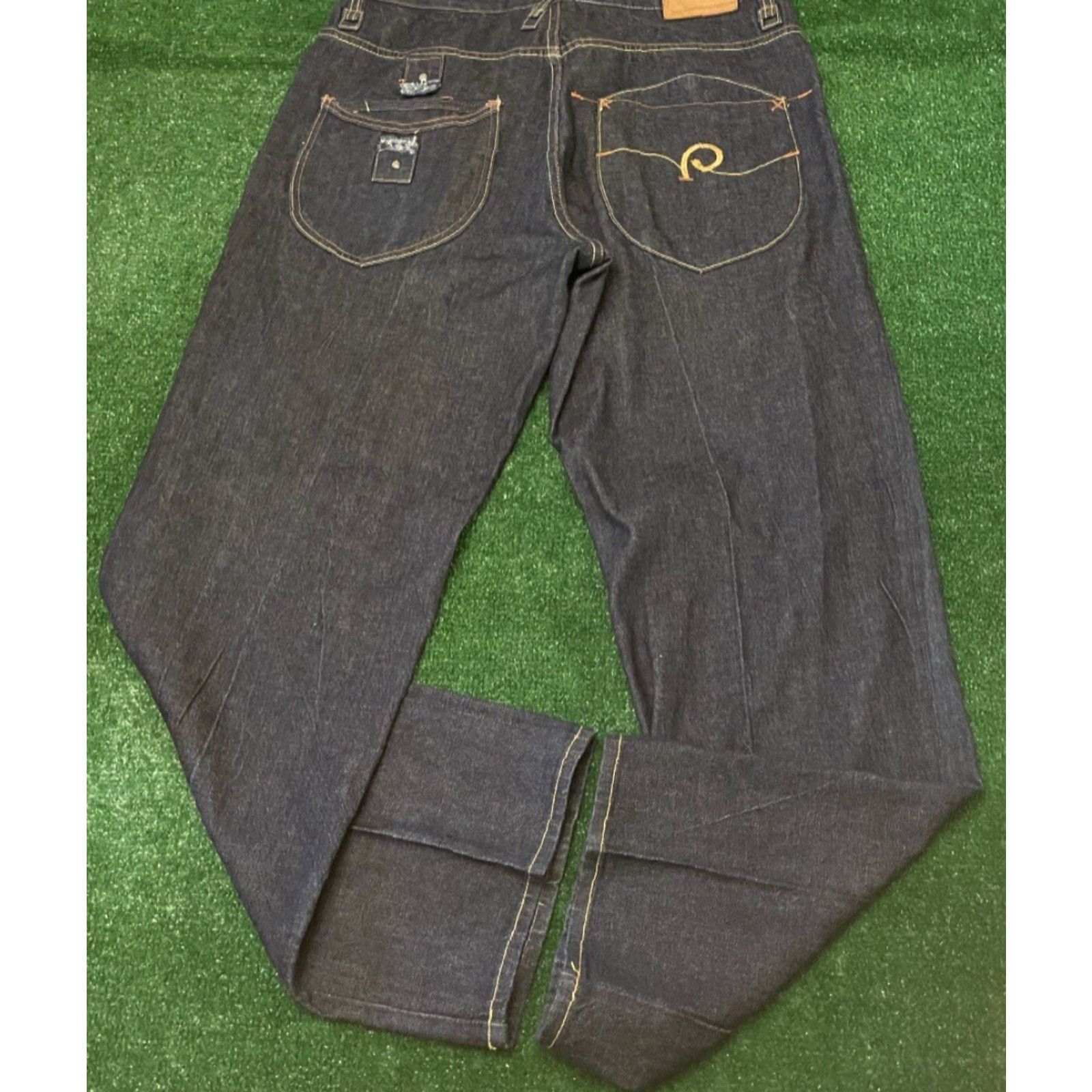 Southpole VINTAGE Rocawear Baggy Skater Grunge Jeans VTG Mens 36 Big Pockets Blue 36x34 Distressed Grunge Hip Hop Punk Y2K Wide-Leg Jeans Mensaved Size US 36 / EU 52 - 7 Thumbnail