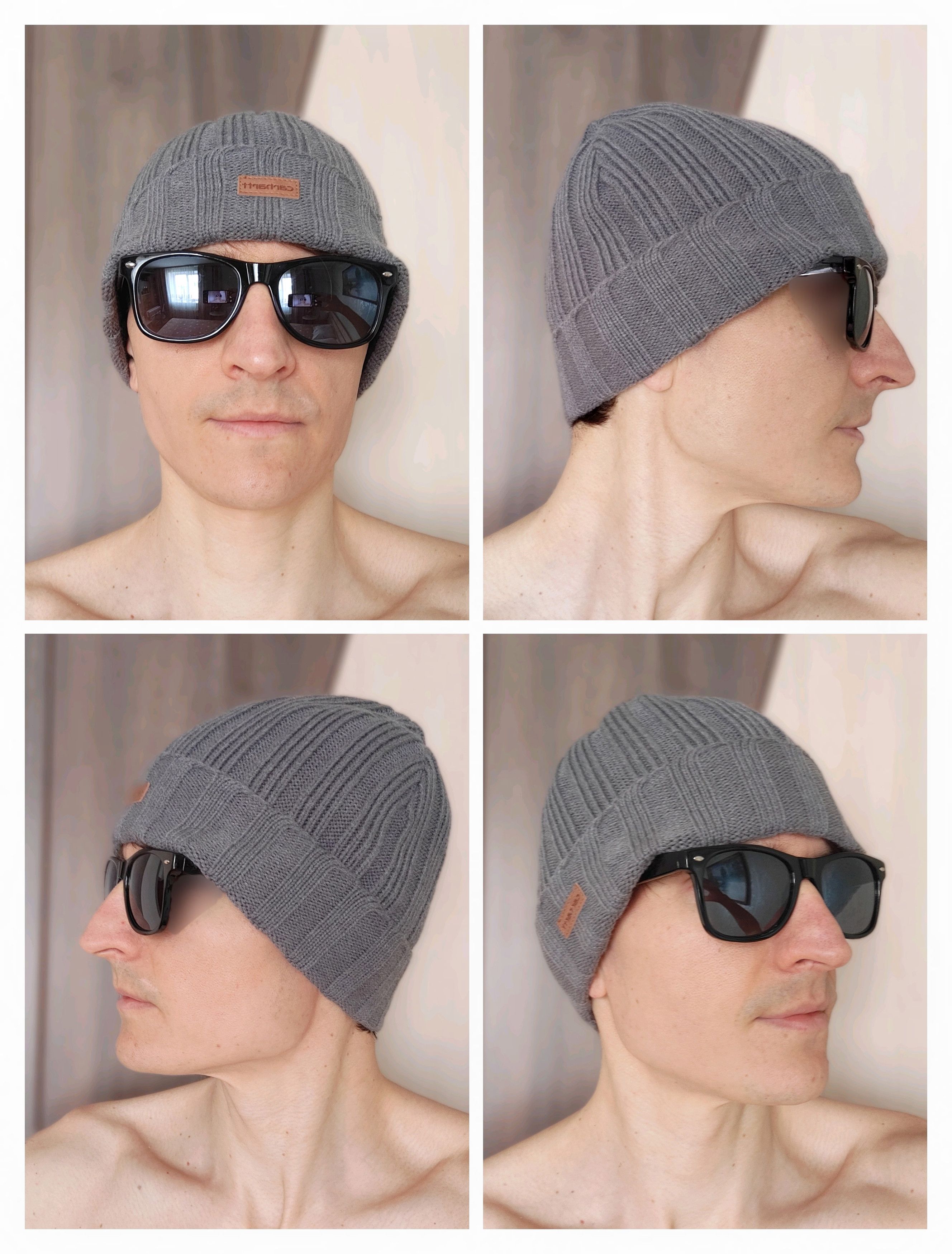 Carhartt Carhartt beanie knitted hat fleece lining inside Size ONE SIZE - 4 Thumbnail