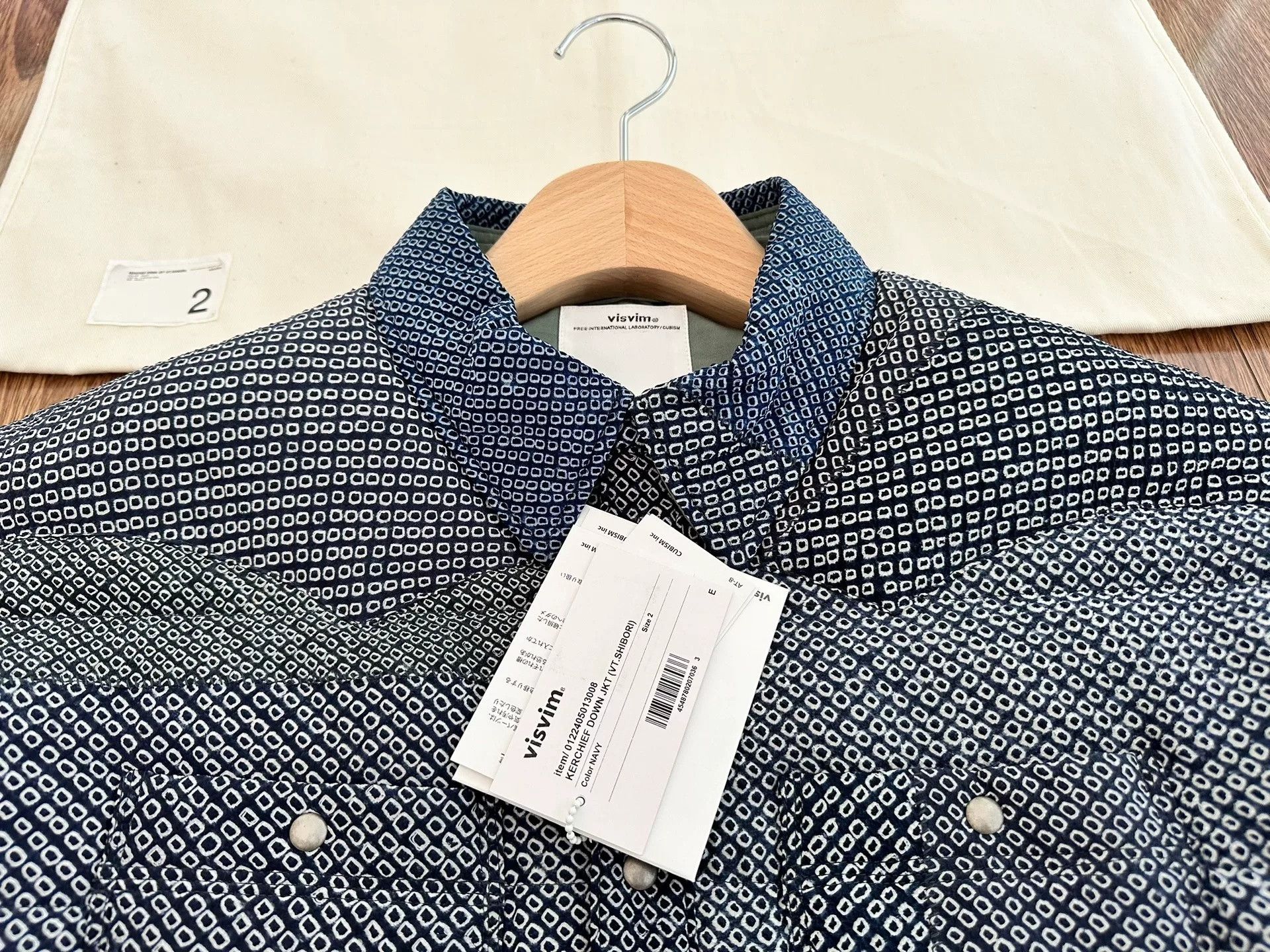 Visvim VISVIM Kerchief Down JKT (VT.Shibori) Size US M / EU 48-50 / 2 - 4 Thumbnail