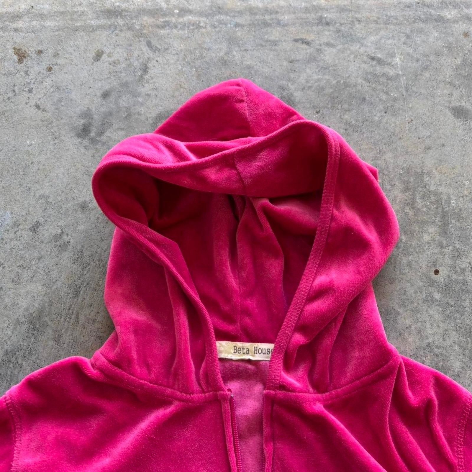 Juicy Couture × Juicy Couture Jeans × Vintage Y2K Juicy Couture Style Velour Jacket Size M / US 6-8 / IT 42-44 - 3 Thumbnail