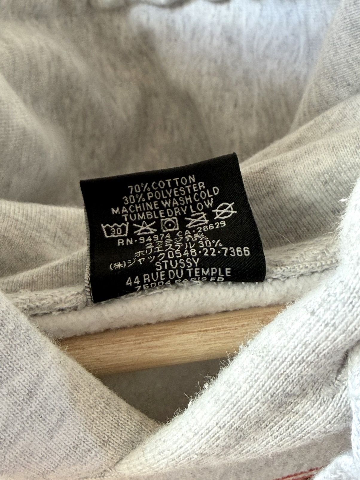 Stussy Stüssy David Carson Vespa Hoodie Ash Heather L Size US L / EU 52-54 / 3 - 7 Thumbnail