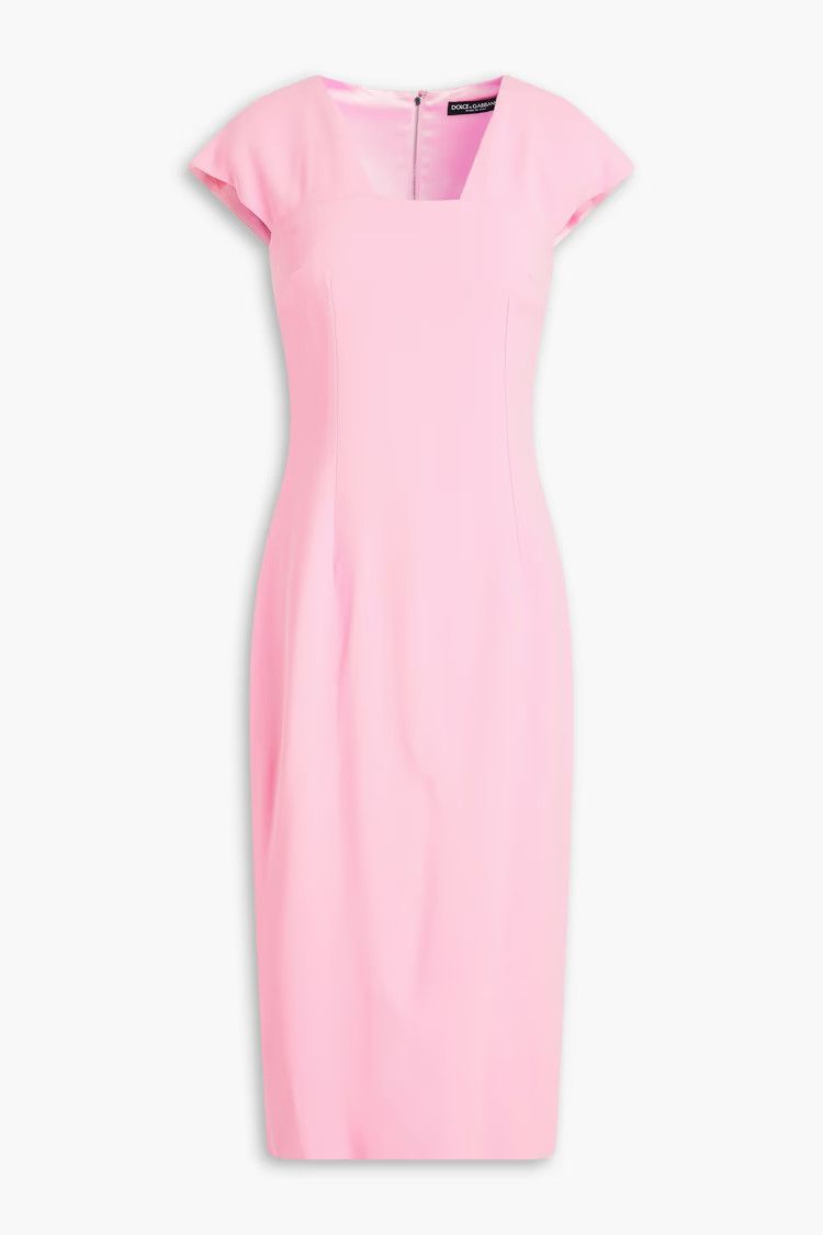 Dolce & Gabbana o1y0825 Midi Dress in Light Pink Size XS / US 0-2 / IT 36-38 - 1 Thumbnail