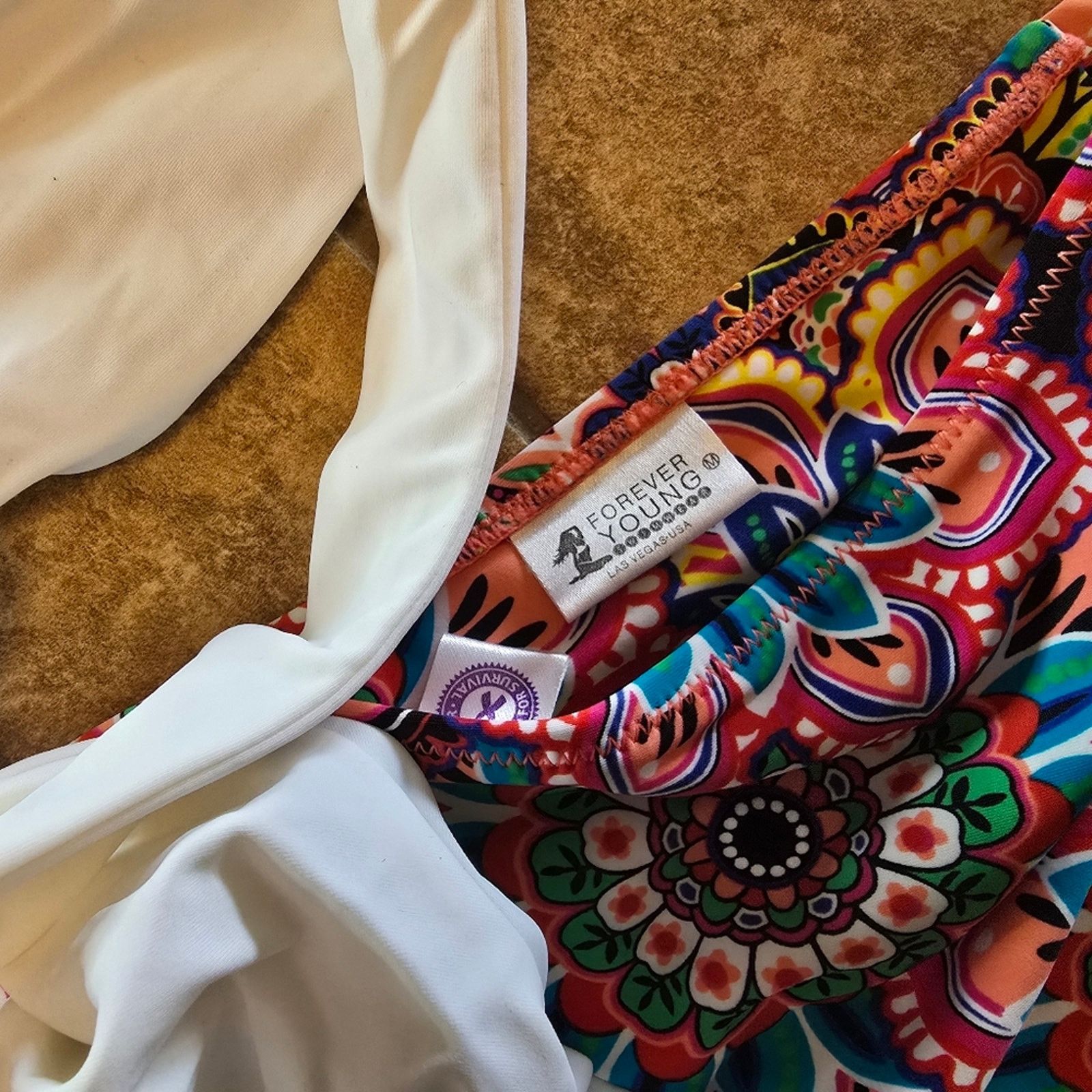 Other White Flower | FYS | CoralCoast×Hollywood Bikini Set Size ONE SIZE - 4 Thumbnail