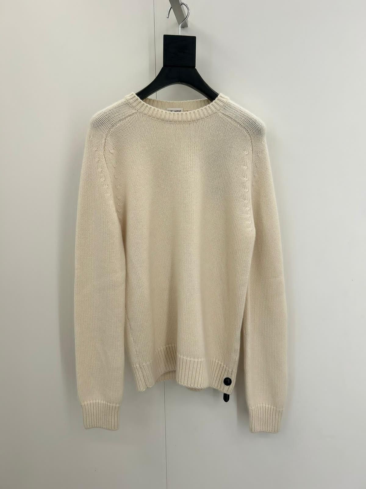 Saint Laurent Paris ROUND NECK SWEATER WITH LONG RAGLAN SLEEVES Size US XXL / EU 58 / 5 - 1 Thumbnail