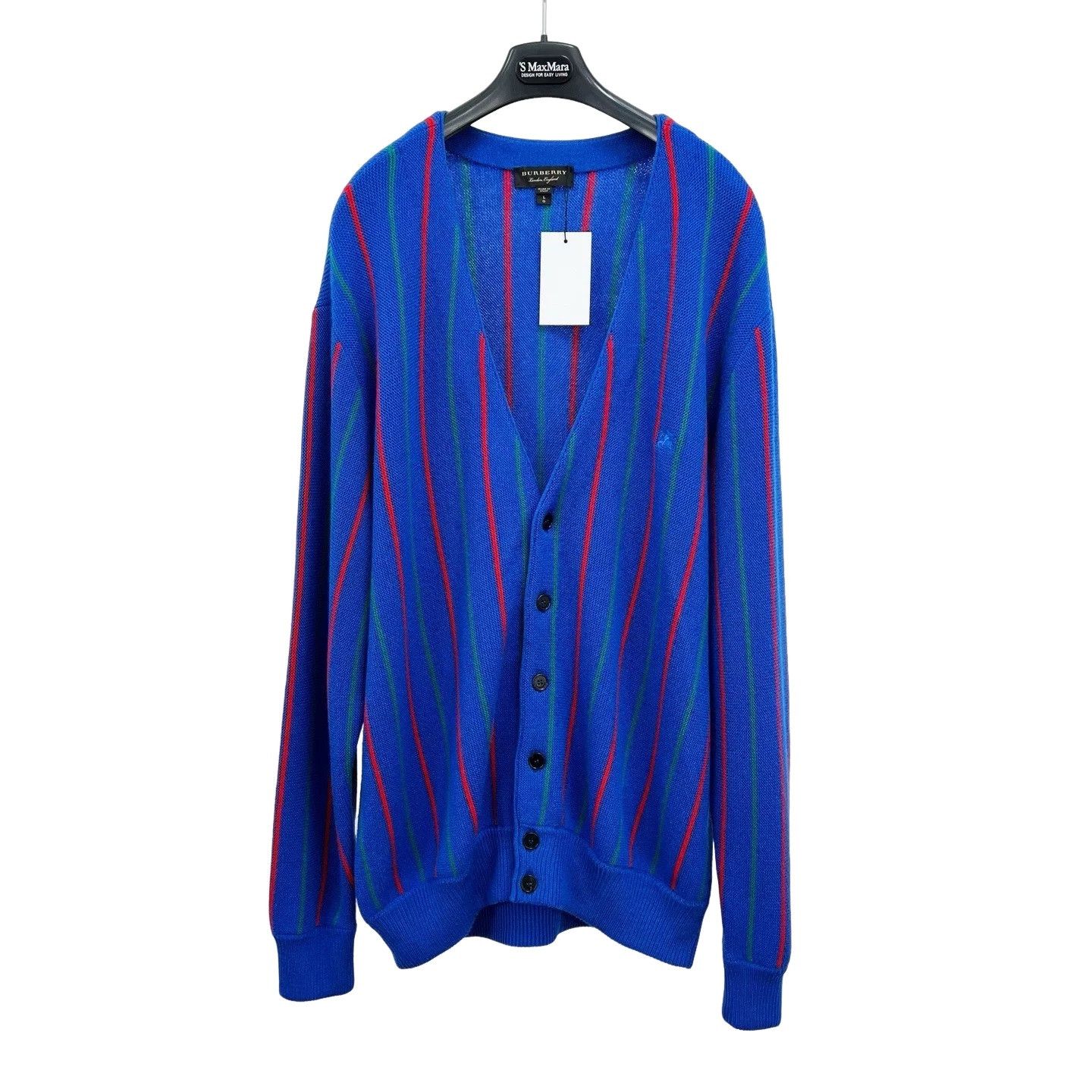 Burberry Burberry Striped Wool Knit Cardigan L Size US L / EU 52-54 / 3 - 1 Thumbnail
