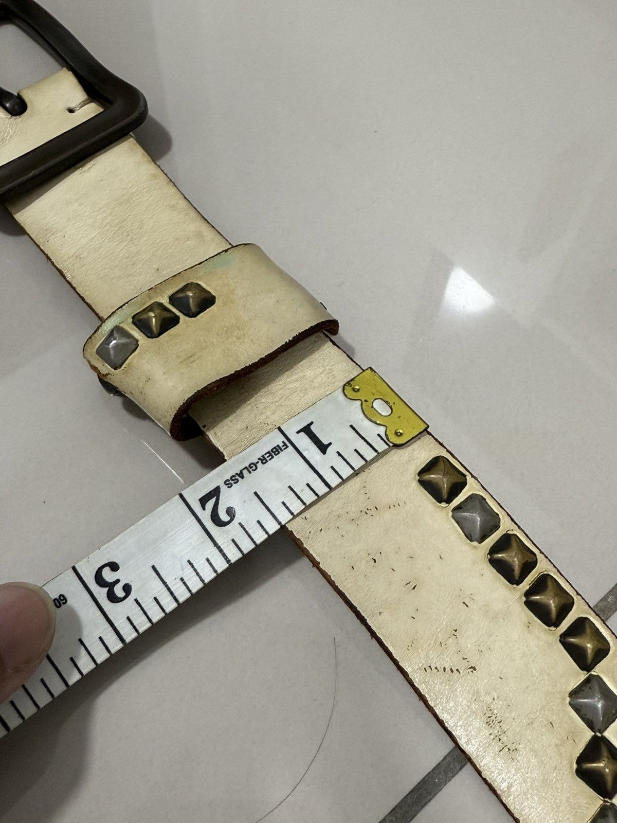 Lee Vtg Lee Stud Belt Size 34 - 10 Thumbnail