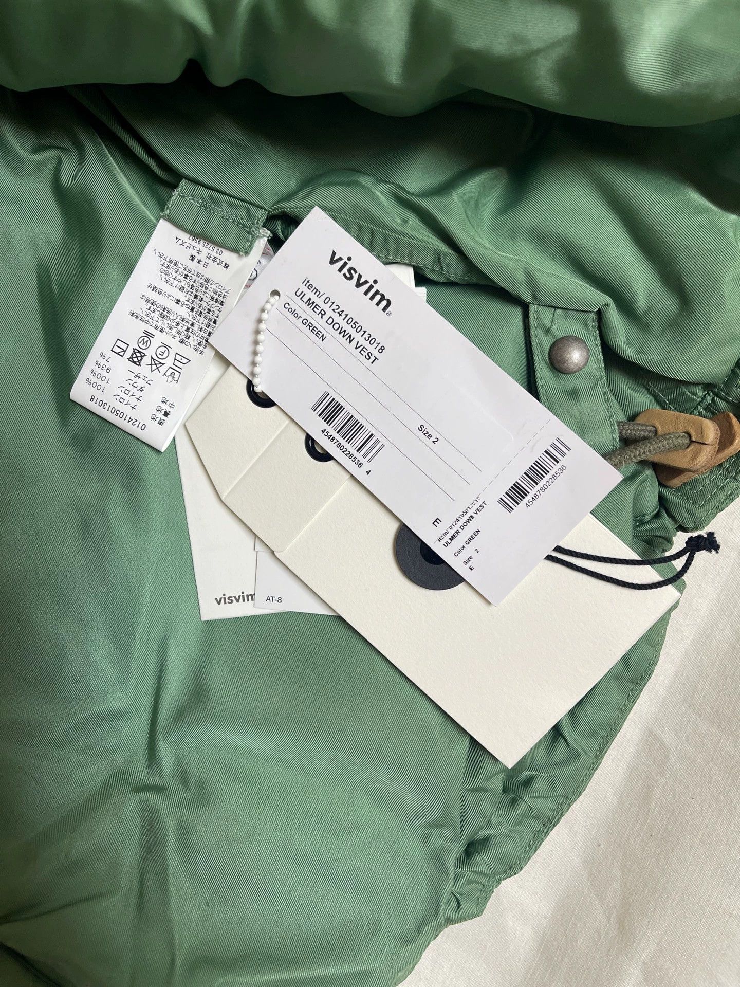 Visvim VISVIM 24SS ULMER Down Vest Green2 Size 2 Size US M / EU 48-50 / 2 - 4 Thumbnail