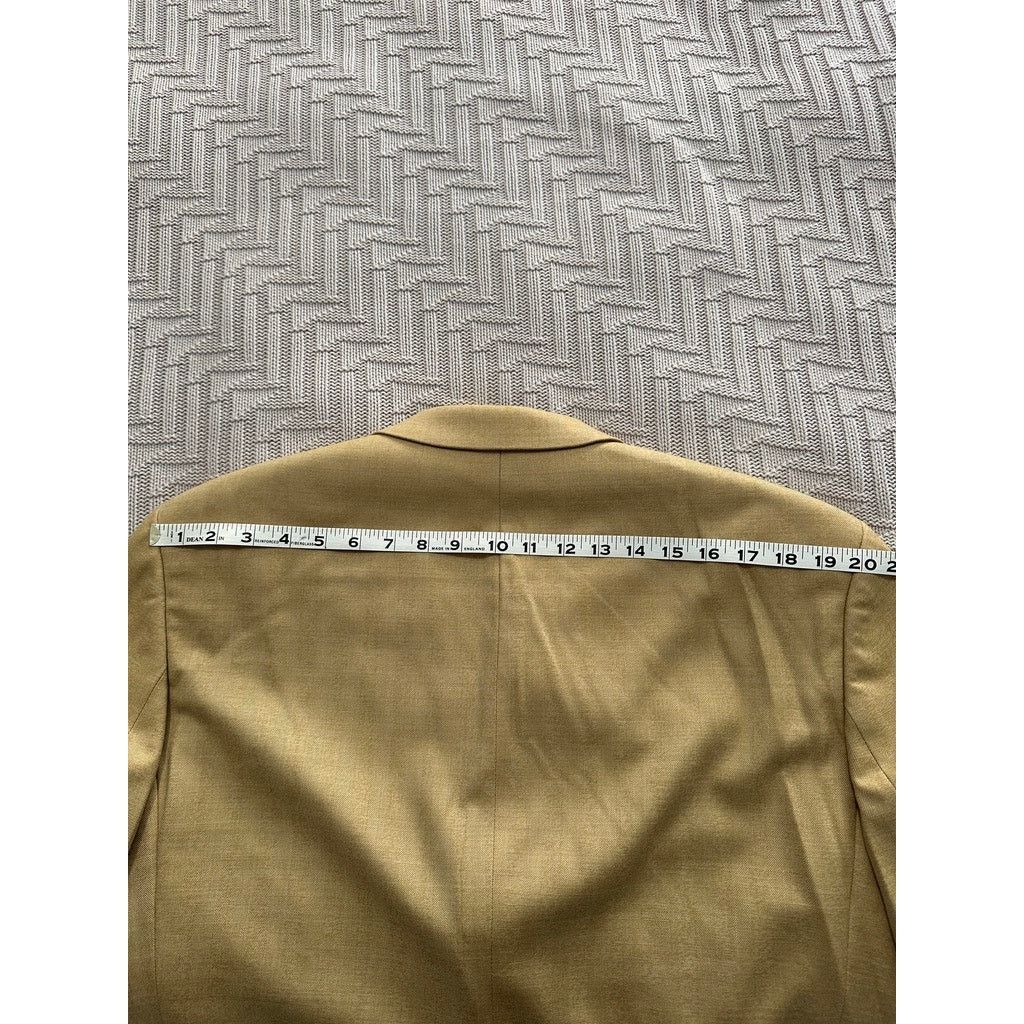 Pierre Cardin Weingarten Koln Pierre Cardin khaki wool three button blazer Size 44R - 10 Thumbnail