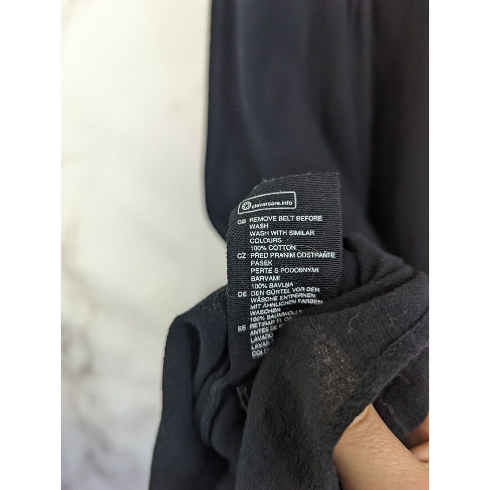 & Other Stories & Other Stories Dress Womens 2 XS Black Crepe Flowy Size XS / US 0-2 / IT 36-38 - 14 Thumbnail
