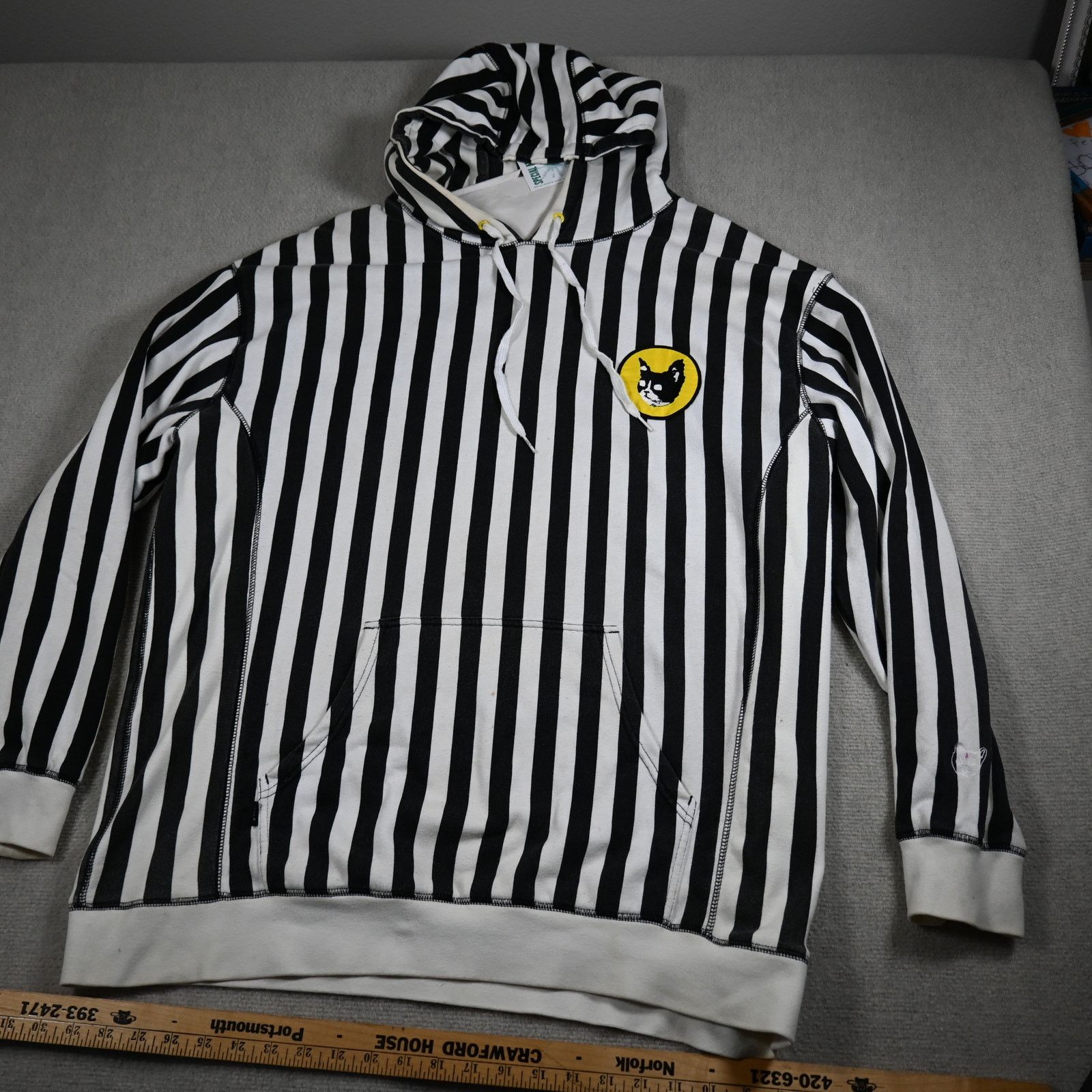 Golf Wang Golf Wang Tyler The Creator Striped Hoodie Black White XL Size US XL / EU 56 / 4 - 1 Thumbnail