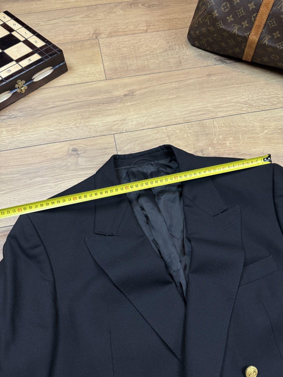 Yves Saint Laurent Vintage wool blazer Yves Saint Laurent original luxury item Size 48L - 6 Thumbnail