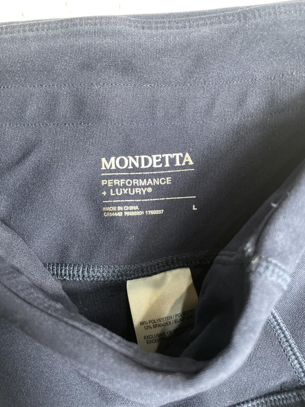 Mondetta Mondetta Leggings Women's Large Blue Performance Athletic Size 36" / US 14 / IT 50 - 2 Thumbnail