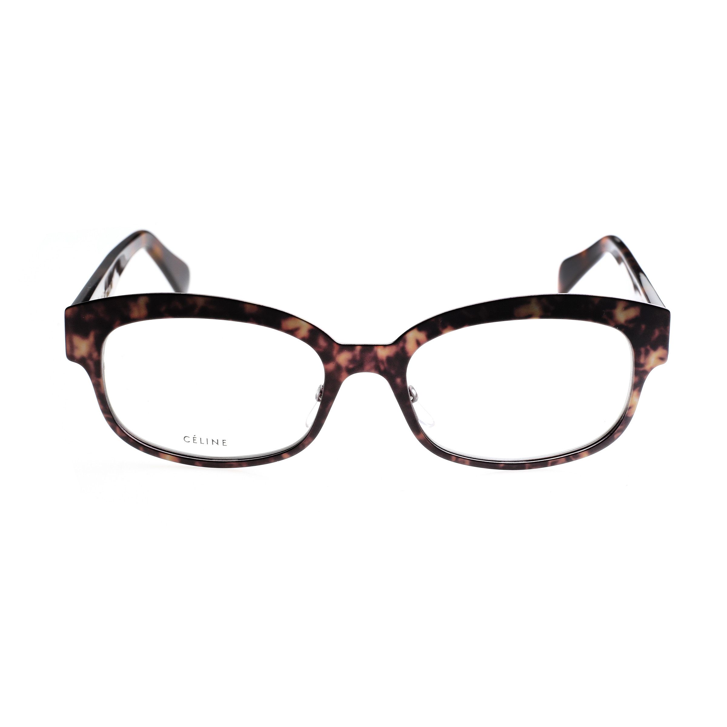 Celine Celine Havana Brown Square-Frame Bold Glasses Size ONE SIZE - 3 Thumbnail
