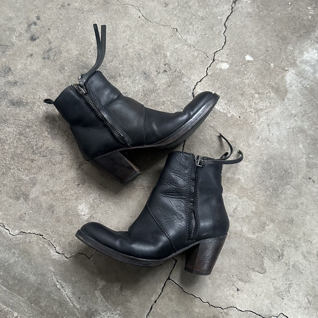 Acne Studios Rare Acne Studios platform Boots Leather Heels Ankle Size US 10 / IT 40 - 6 Thumbnail