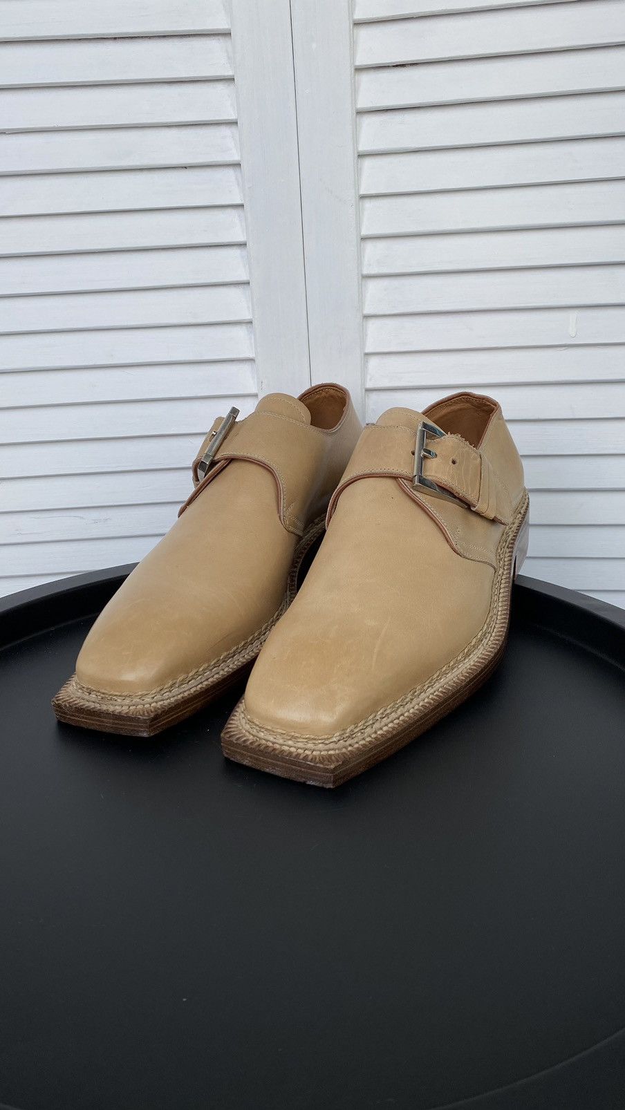Bettanin & Venturi Bettanin & Venturi Monkstrap Leather Shoes Norvegese Welted Size US 10 / EU 43 - 6 Thumbnail