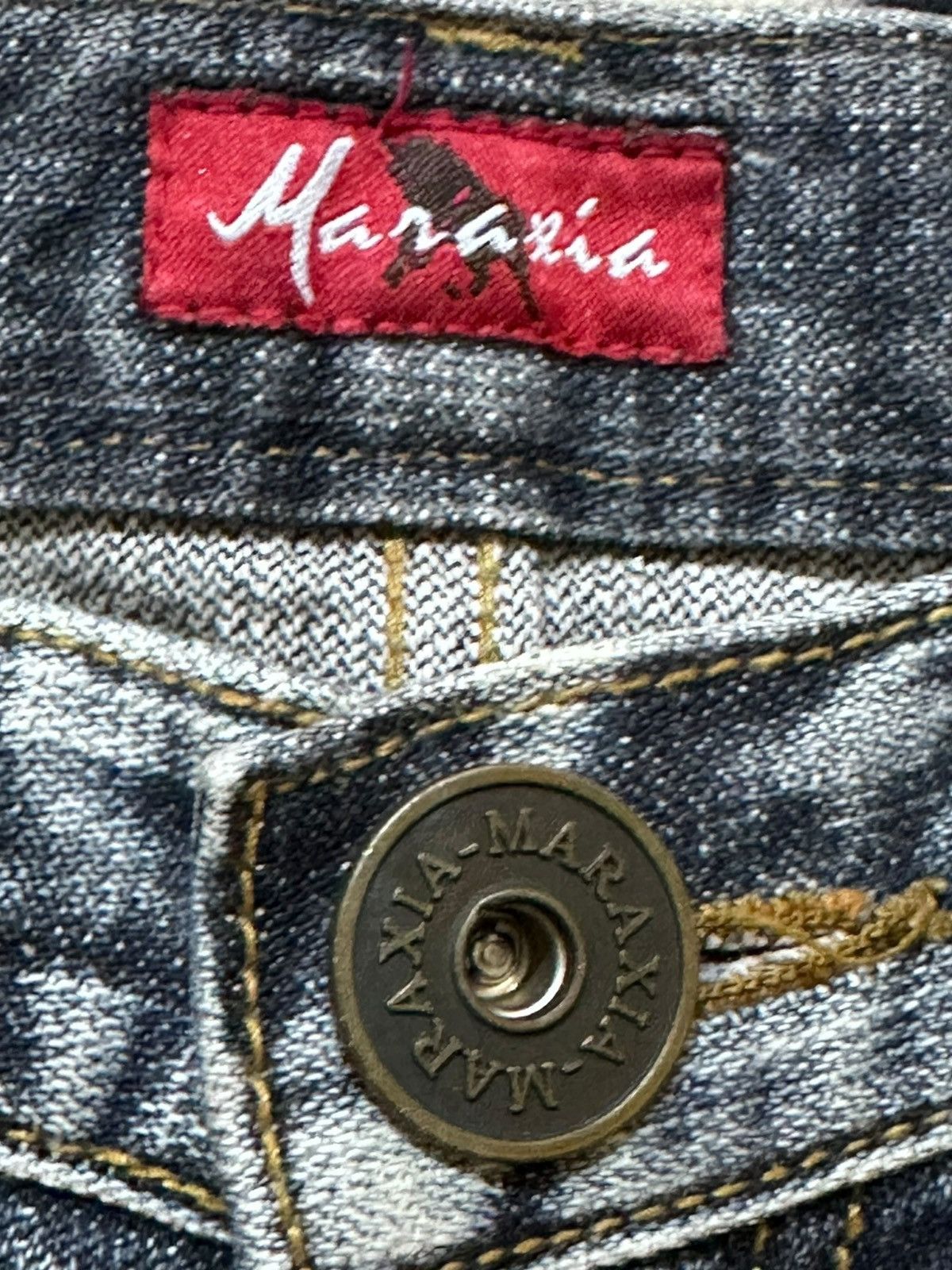 Margaret Howell Vintage Maraxia Women Flare Bootcut Distressed Denim Size US 30 / EU 46 - 7 Thumbnail