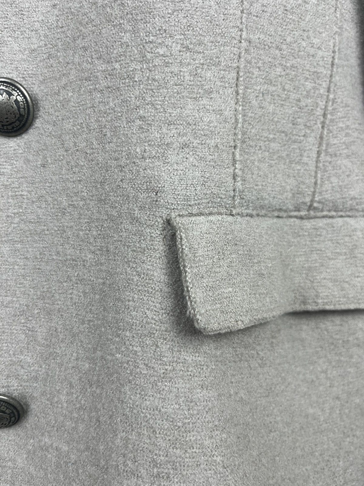 Eleventy Eleventy Double Breasted Coat Wool Grey Metal Button Size 52 Size US L / EU 52-54 / 3 - 13 Thumbnail