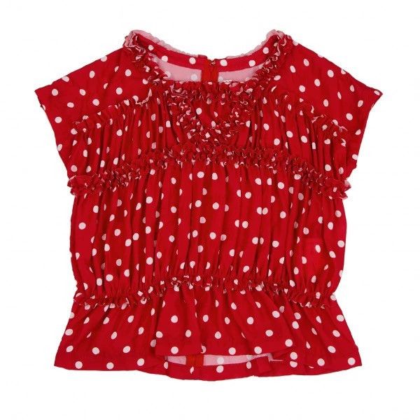 Comme des Garcons Comme Des Garcons Red vintage polka-dot design top Size S / US 4 / IT 40 - 2 Thumbnail