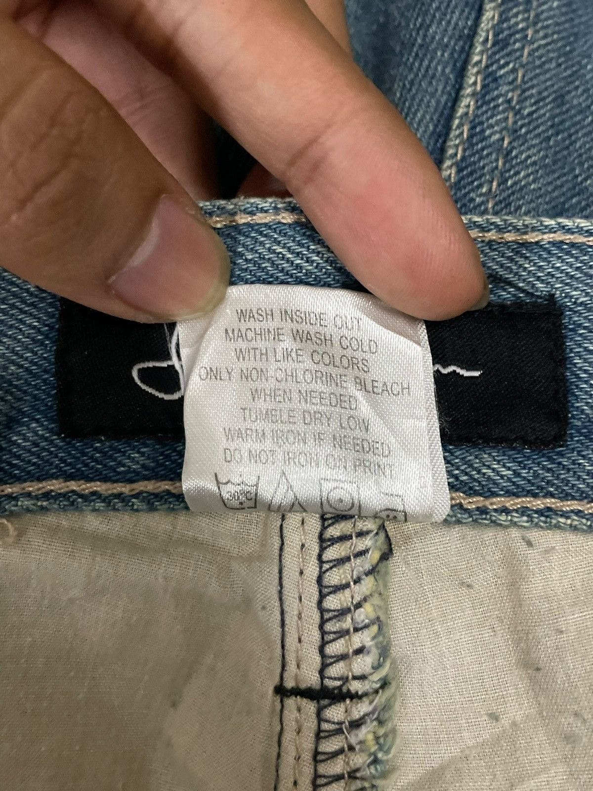 Sean John Vintage Y2K Sean John Distressed Mud Wash Baggy Barrel Jeans Size US 34 / EU 50 - 20 Thumbnail
