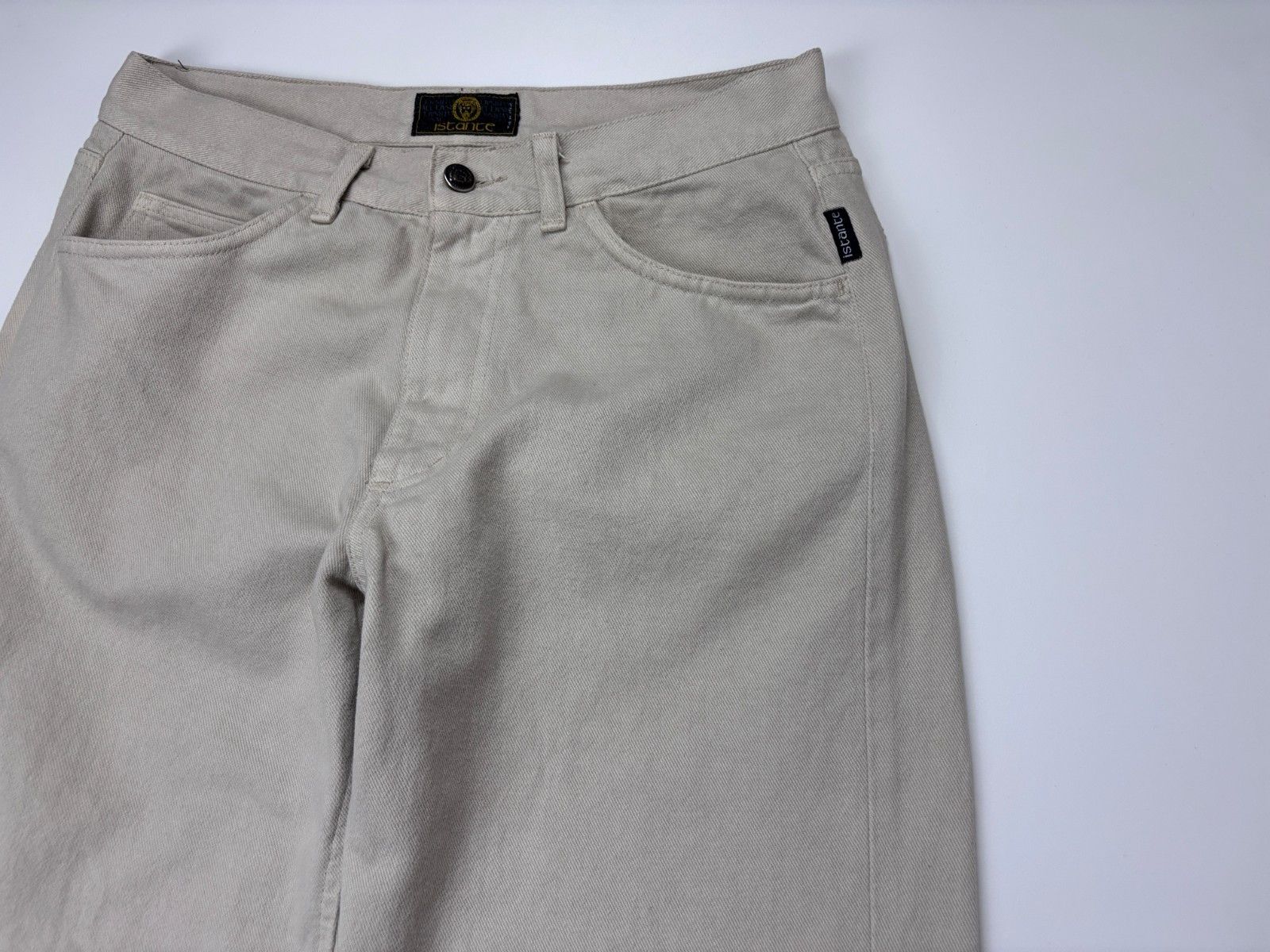 Versace Vintage Versace Istante Jeans White Mens Size 34x32 Size US 34 / EU 50 - 3 Thumbnail