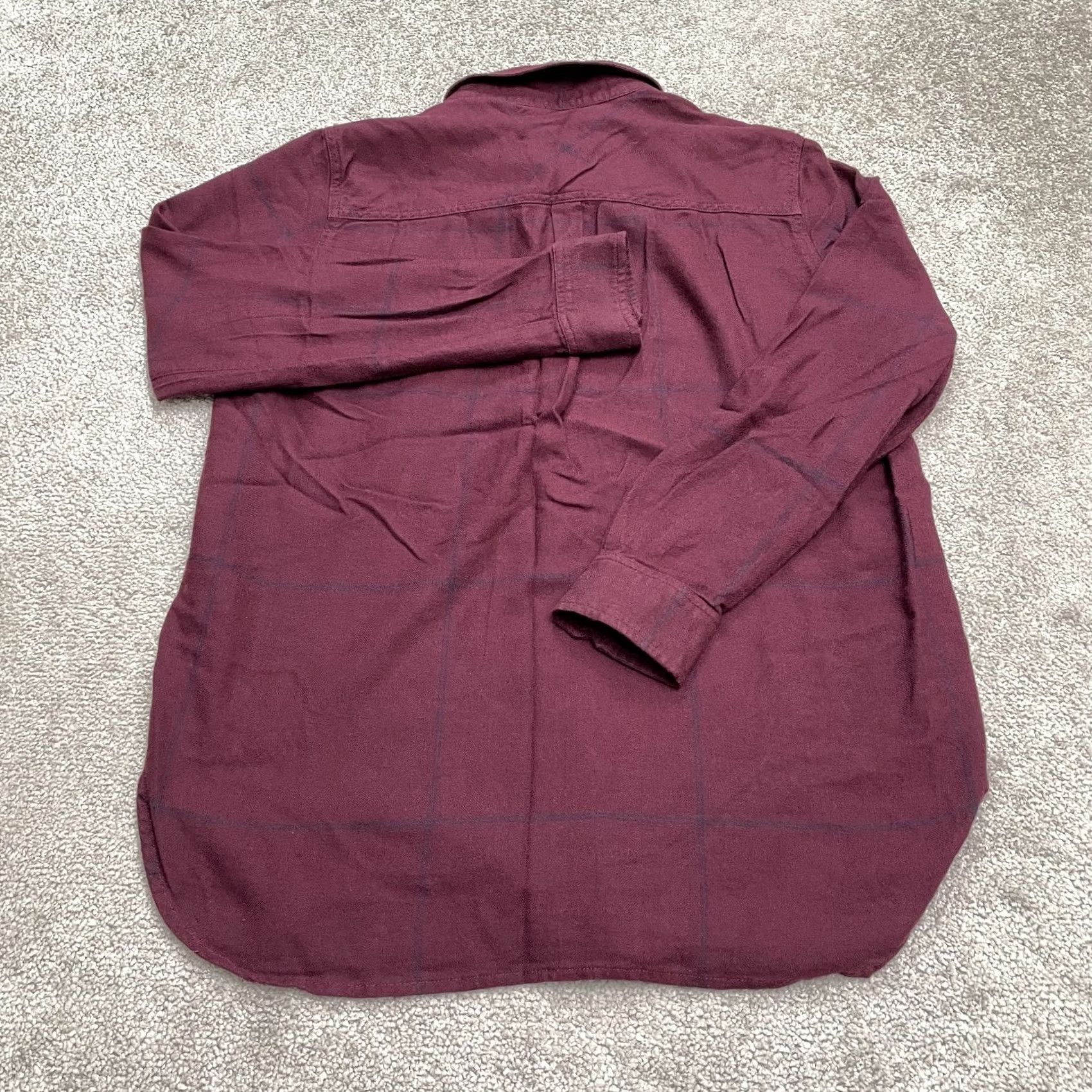 Athleta Athleta Shirt Womens Medium Red Long Sleeve Button Down Casual Plaid Regular Knit Shirt - Not Vintage Mens Womens Girls Boys Size M / US 6-8 / IT 42-44 - 2 Thumbnail