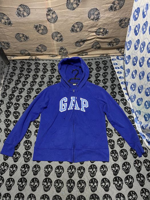 Vintage Vintage 90s Gap Green Fleece Arc Logo Hoodie Large | Grailed