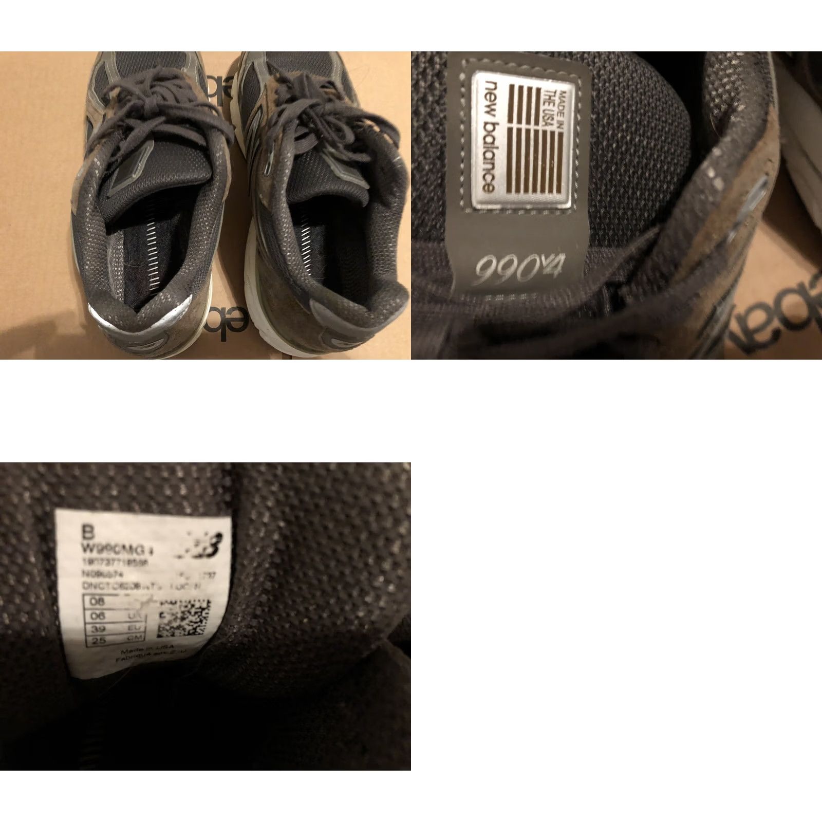New Balance New Balance 990 V4 Womens W990MG4 Made in USA Suede Green Size 8 Green Womens 990 V4 Walking Athletic Shoes Size US 8 / IT 38 - 8 Thumbnail