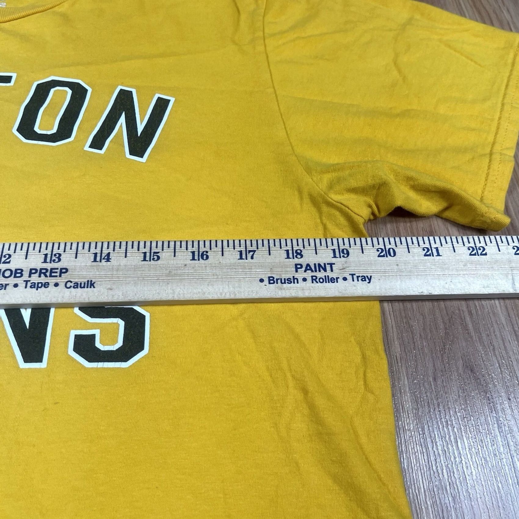 Vintage Fanatics Boston Bruins NHL Hockey T-Shirt Adults Medium M Yellow Cotton Printed Size US M / EU 48-50 / 2 - 7 Thumbnail